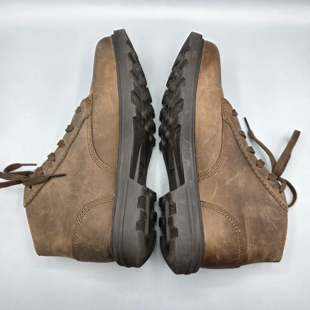 Sorel‎ Madson Chukka Boots Mens 8 Brown Leather Comfort Waterproof Lace Up